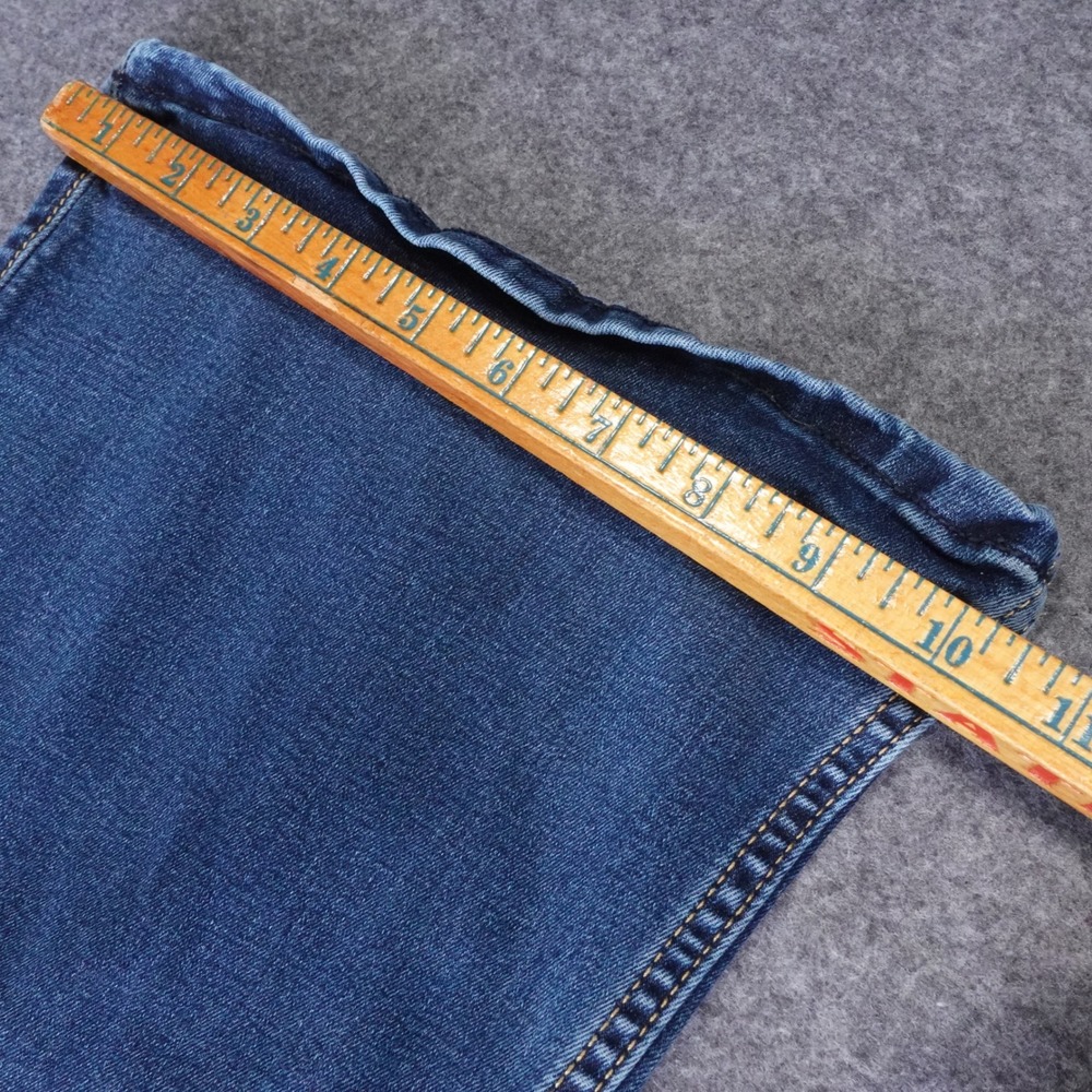 Hollister High-Rise Flare Jeans Dark Wash Blue W29 8R Bell Bottoms - Picture 7 of 12